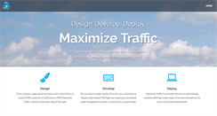 Desktop Screenshot of maximize-traffic.com