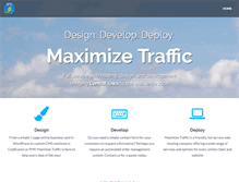 Tablet Screenshot of maximize-traffic.com